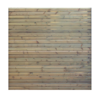 Clôture ajourée en bois -...