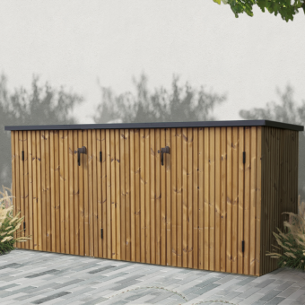 Armoire en bois 3 portes -...