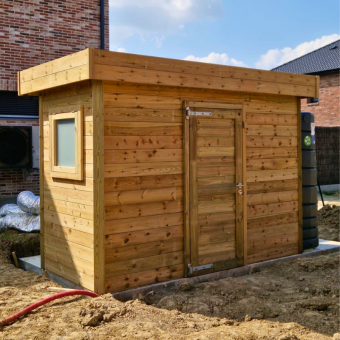 Abri de jardin en bois toit...