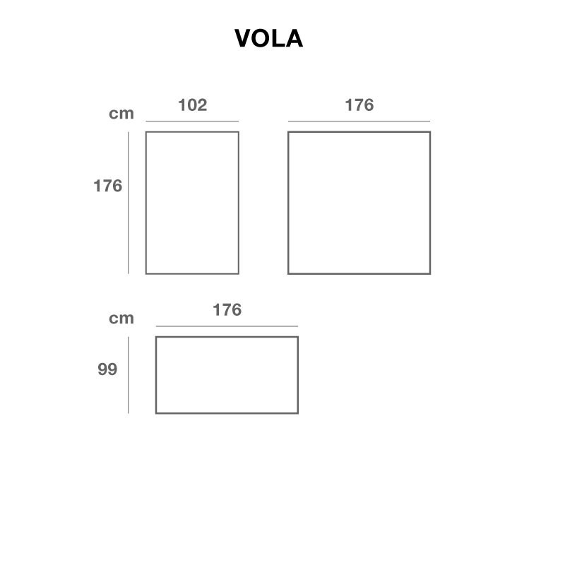 plan Clôture ajourée en bois - Vola