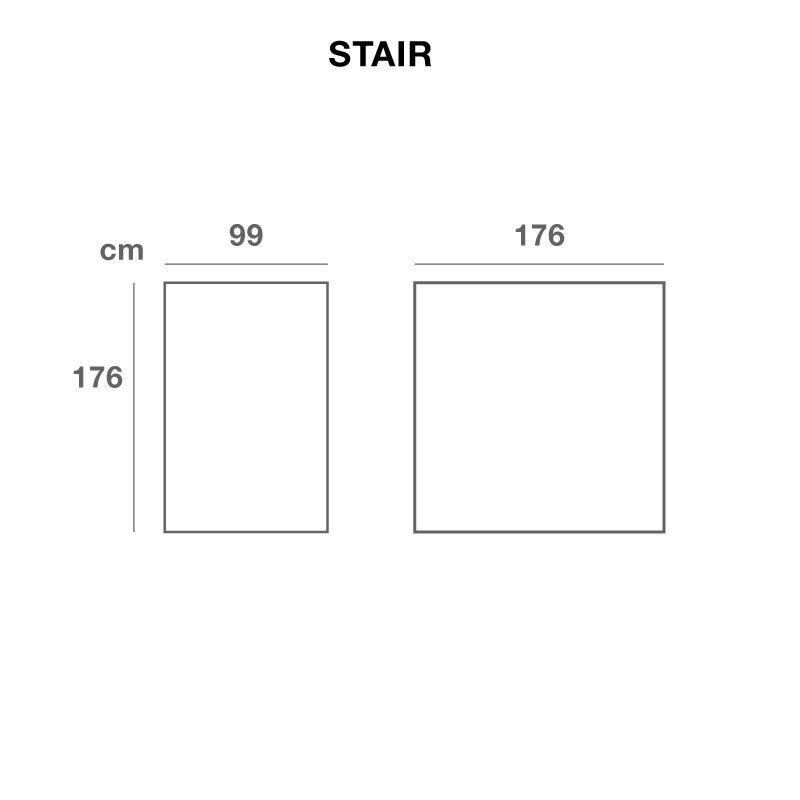 Plan clôture ajourée en bois - Stair