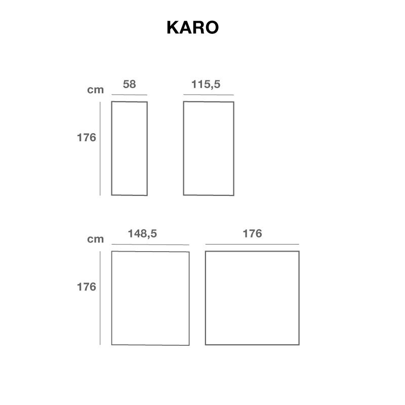 Plan clôture ajourée en bois - Karo
