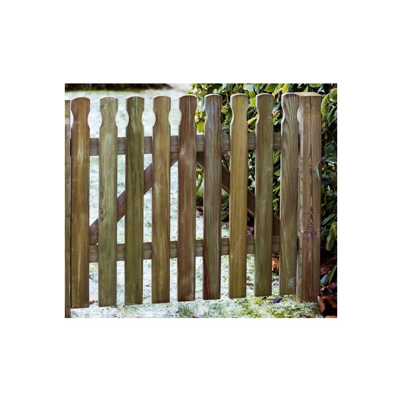Réalisation clôture basse en bois - Juvel