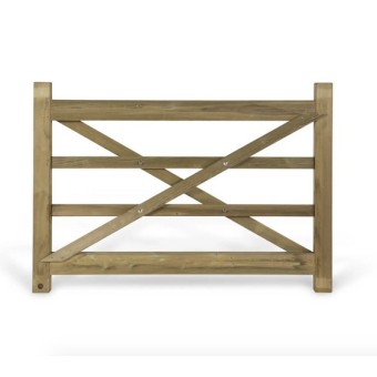 Portail en bois simple 166 x 120 cm - Rancho