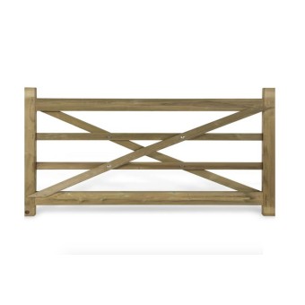 Portail en bois double 292 x 120 cm - Rancho