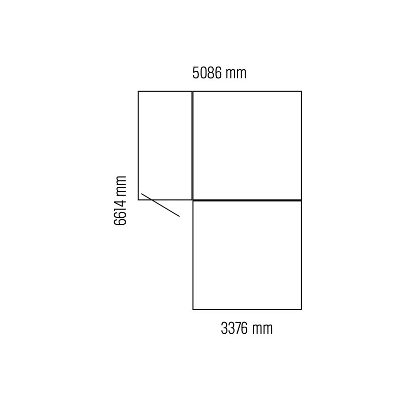 Plan Carport 1 voiture indépendant fermé MODU XL