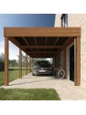 Réalisation Carport 1 voiture indépendant ouvert KA13