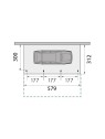 Plan de Carport 1 voiture mural ouvert KB13