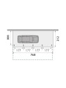 Plan de Carport 1 voiture mural ouvert KB14