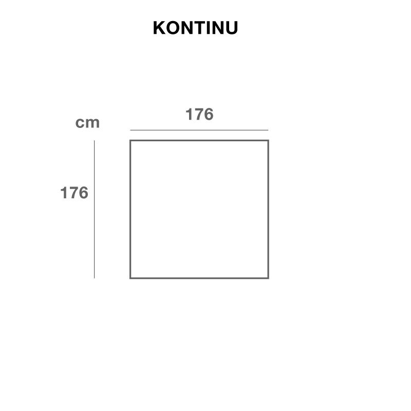 Plan clôture ajourée en bois - Kontinu vertical