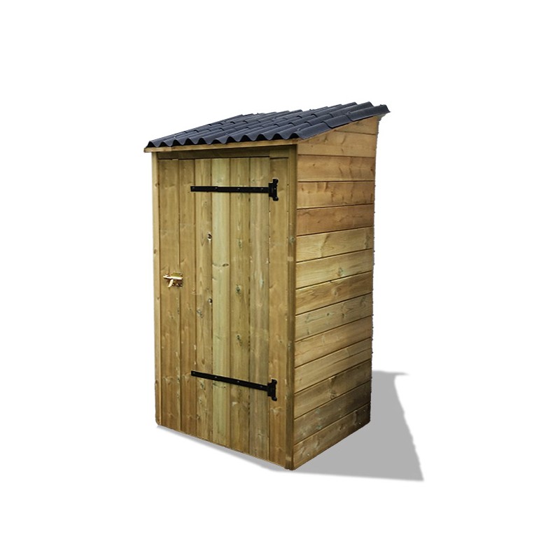 Armoire de Jardin Bois (43x80x180) - Weka