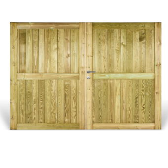 Porte en bois double -...