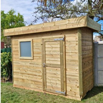 Abri de jardin en bois toit...