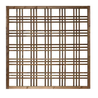 Clôture ajourée en bois - Trio