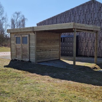 Abri de jardin toit plat en...