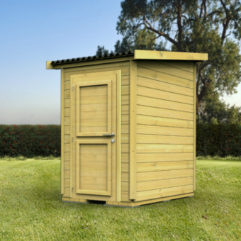 Abri de jardin 1 pente, 140x200cm