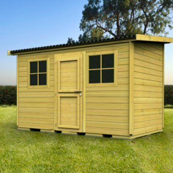 Abri de jardin 1 pente, 350x200cm