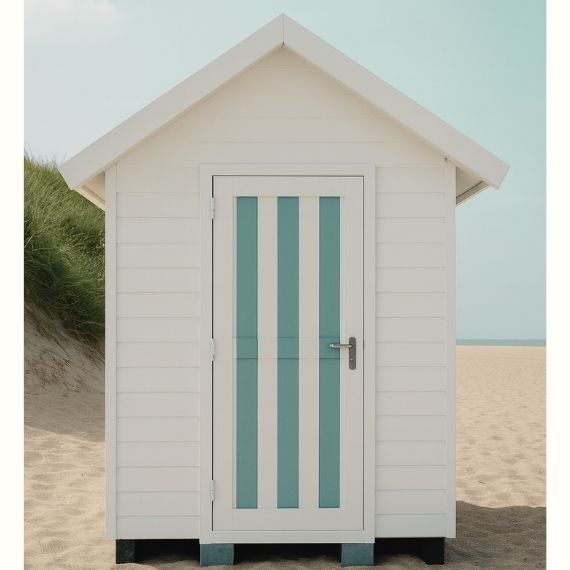 cabine de plage en bois