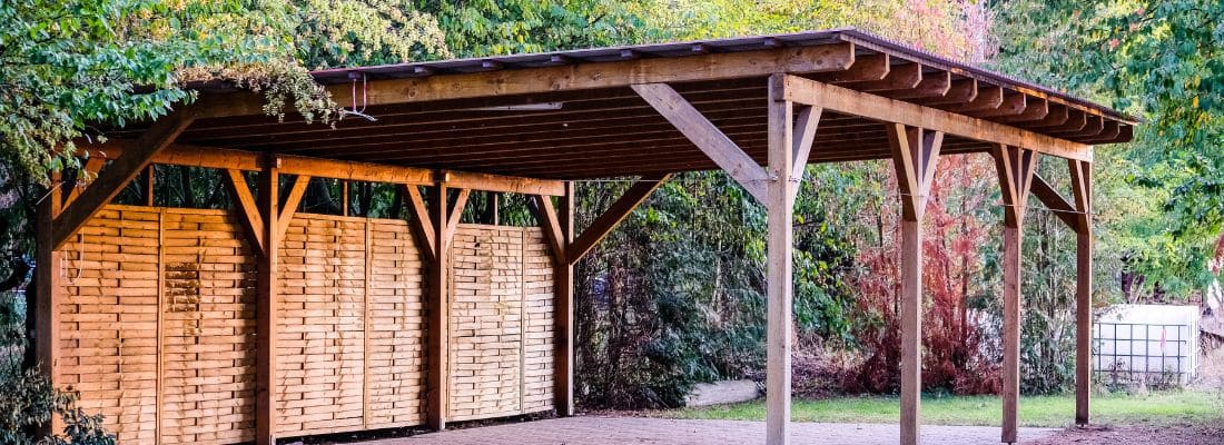 carport en bois