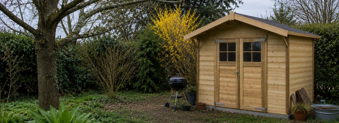abri de jardin en bois de qualité et durable 25 ans minimum