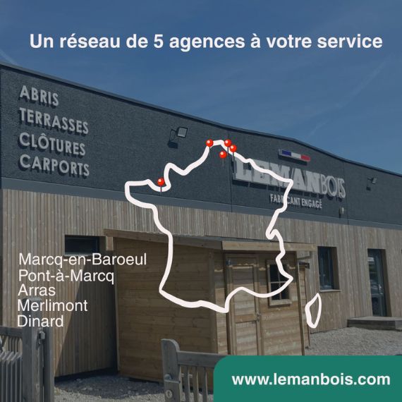 Nos agences Leman Bois en France