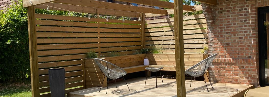 pergola en bois sur mesure